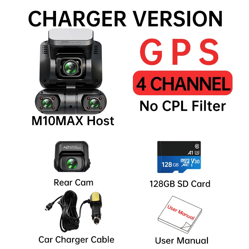 2K 360 degree dash cam, view 3 - MRSLM