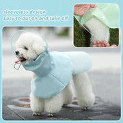 dogs rainy day cape poncho, view 6 - MRSLM