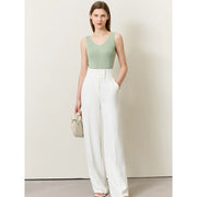 high-waisted wide-leg women's trousers, view 11 - MRSLM
