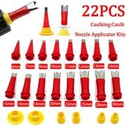 stainless steel caulk nozzle set, view 3 - MRSLM