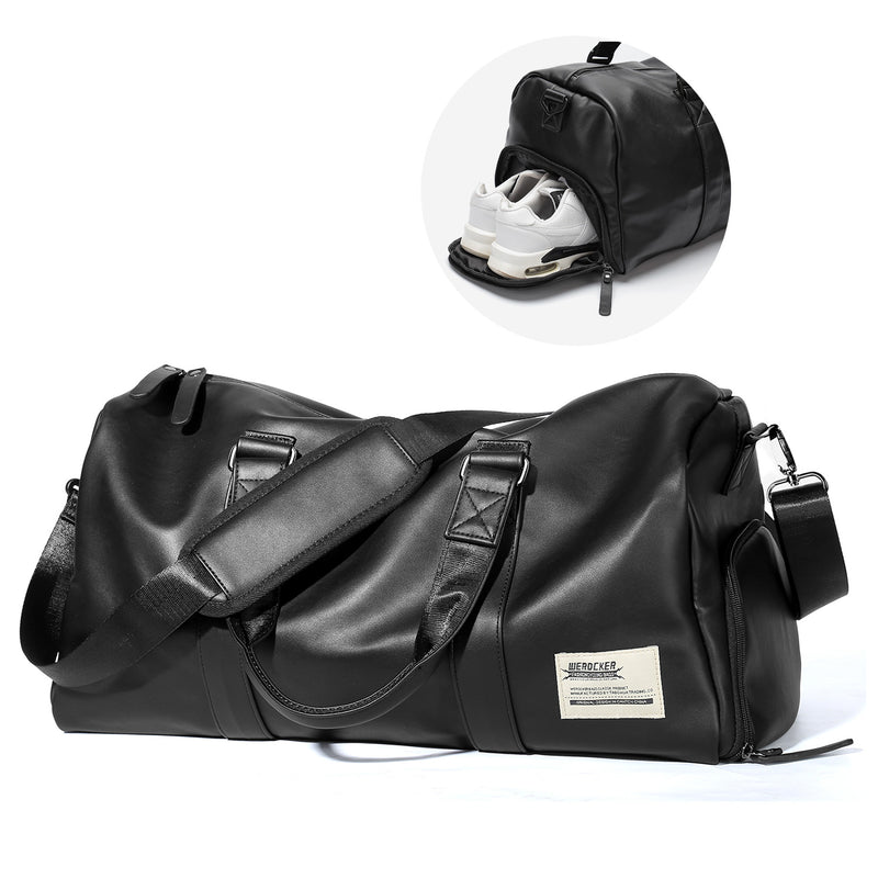 Men's waterproof travel bag with shoe compartment, view 3 - MRSLM