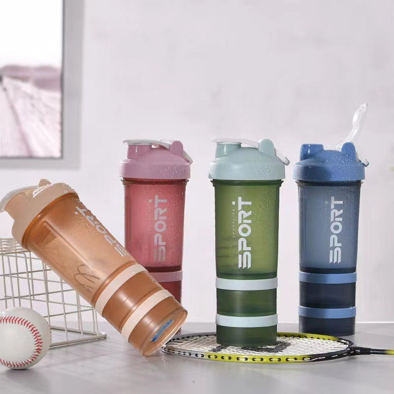 plastic protein shaker bottle, view 6 - MRSLM
