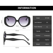 oversize oval sunglasses, view 10 - MRSLM
