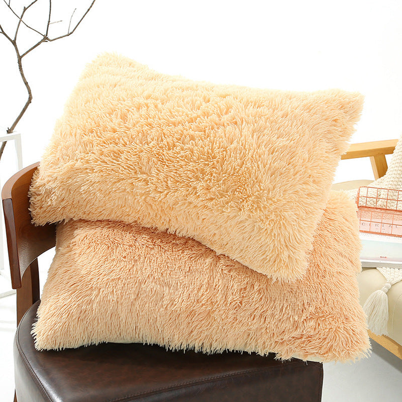 faux fur shaggy pillowcases, view 11 - MRSLM