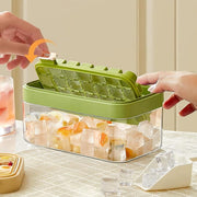 Square ice cube tray with flip-top lid, view 8 - MRSLM