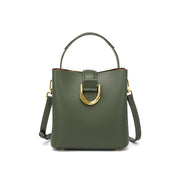 genuine leather crossbody messenger bag, view 2 - MRSLM