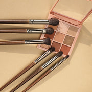 goat hair eye shadow brush set, view 4 - MRSLM