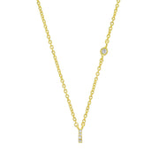 letter pendant necklace, view 23 - MRSLM