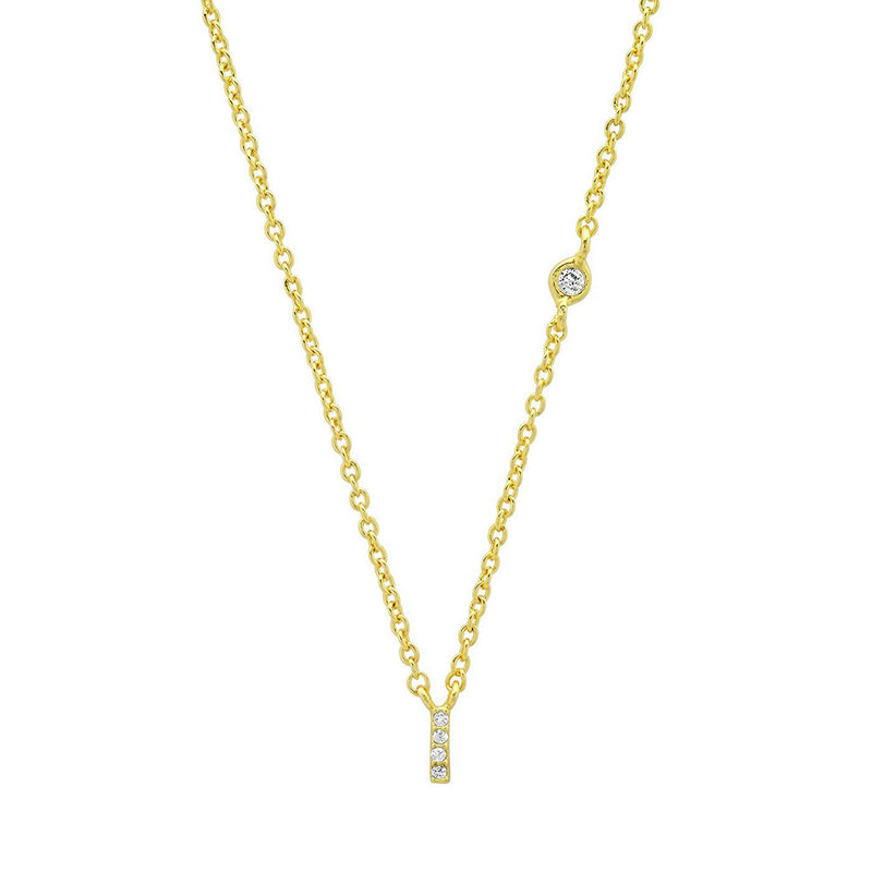 letter pendant necklace, view 23 - MRSLM