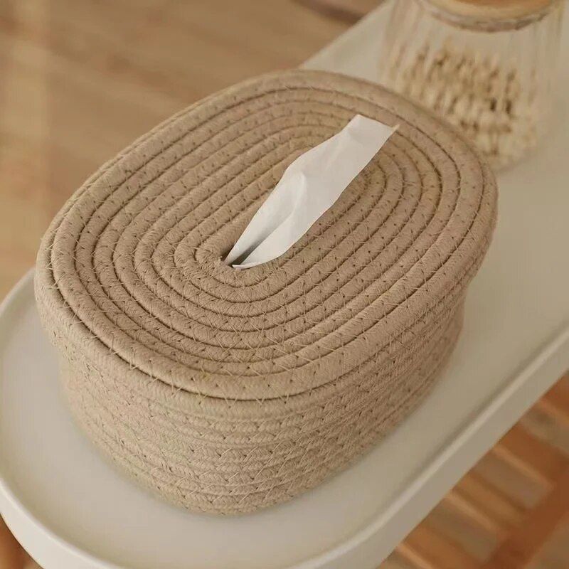 nordic style cloth tissue box, view 6 - MRSLM