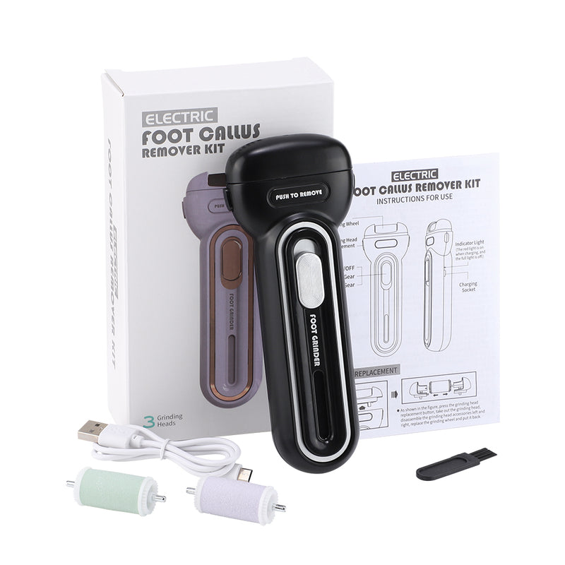 electric foot callus remover, view 3 - MRSLM