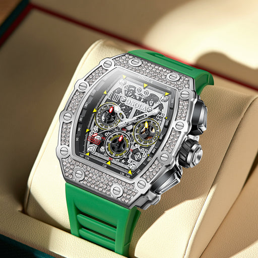 men's full diamond mechanical watch - MRSLM