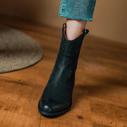 retro high heel ankle boots, view 9 - MRSLM