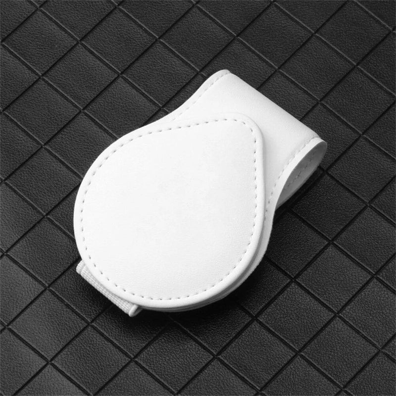 Car sun visor glasses and document holder, view 3 - MRSLM