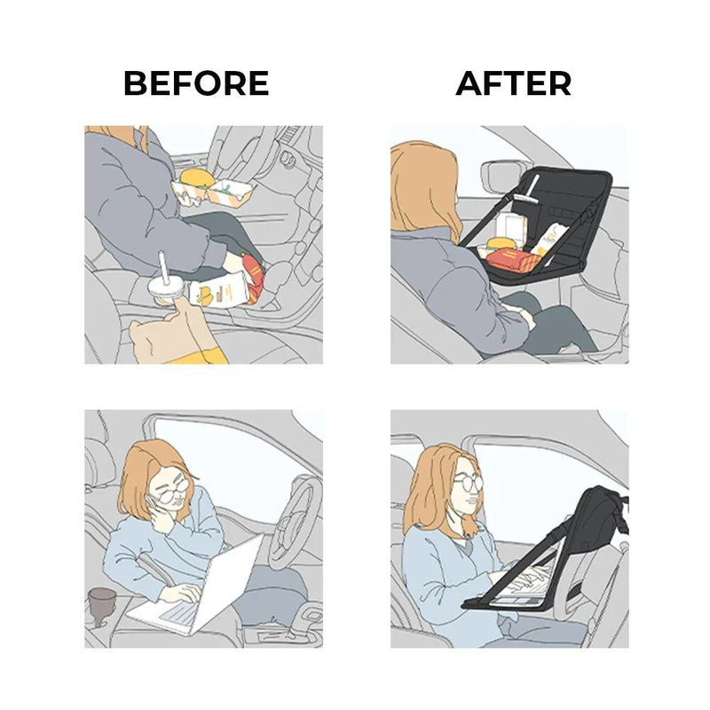 foldable car work table and laptop holder, view 6 - MRSLM