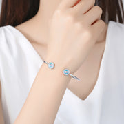 women's sterling silver open bangle - MRSLM