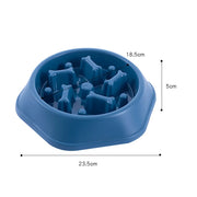 slow feeder dog bowl, view 3 - MRSLM