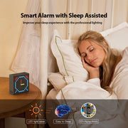 bluetooth speaker with alarm clock and led display, view 5 - MRSLM