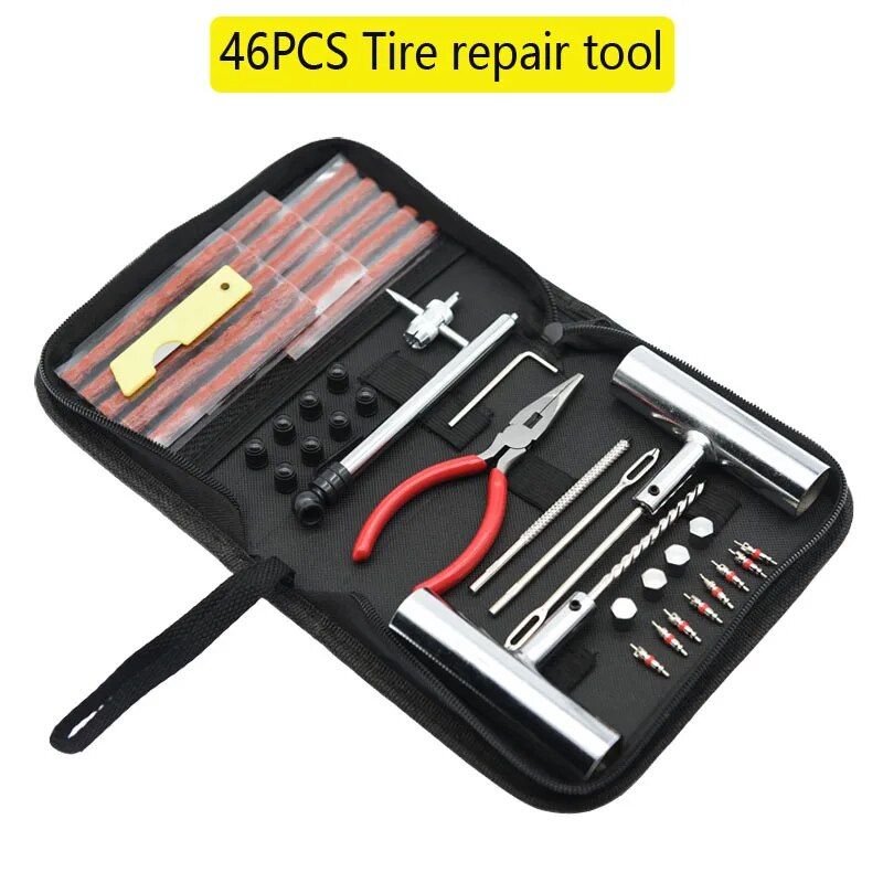 46-piece tire repair kit, view 2 - MRSLM