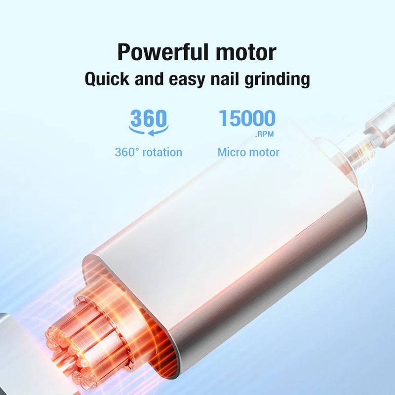 electric nail polisher and drill, view 11 - MRSLM