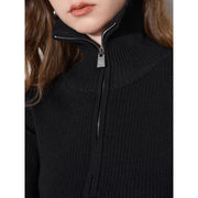 a-line slim waist knitted dress, view 6 - MRSLM
