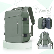 large travel backpack with laptop compartment, view 8 - MRSLM