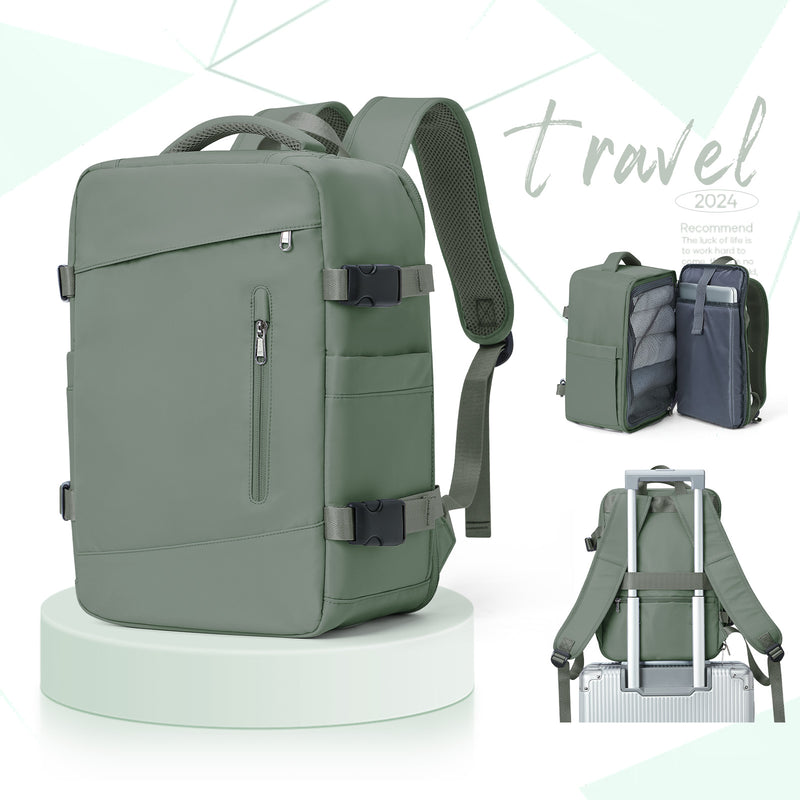 large travel backpack with laptop compartment, view 8 - MRSLM