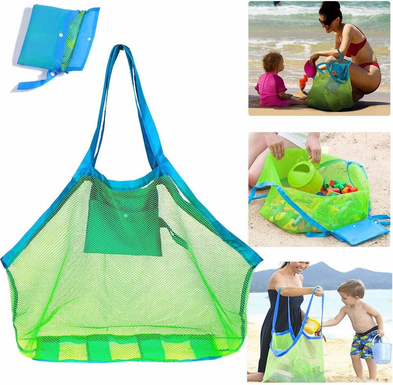 Multi-purpose mesh beach bag, view 6 - MRSLM