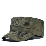 flat-top camouflage hat, view 5 - MRSLM