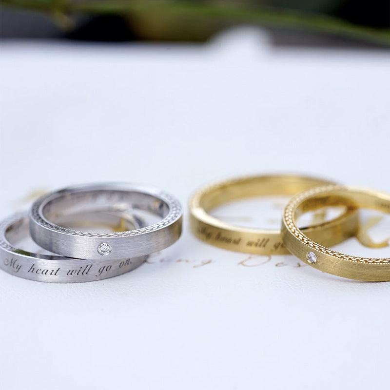 s925 sterling silver couple rings pair, view 2 - MRSLM