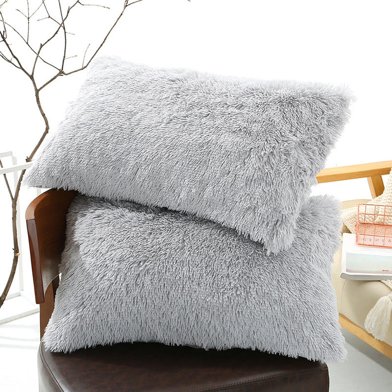 faux fur shaggy pillowcases, view 9 - MRSLM