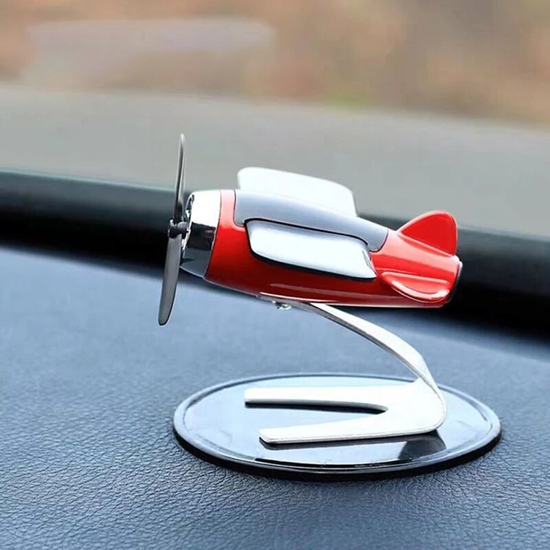 solar airplane car air freshener, view 7 - MRSLM