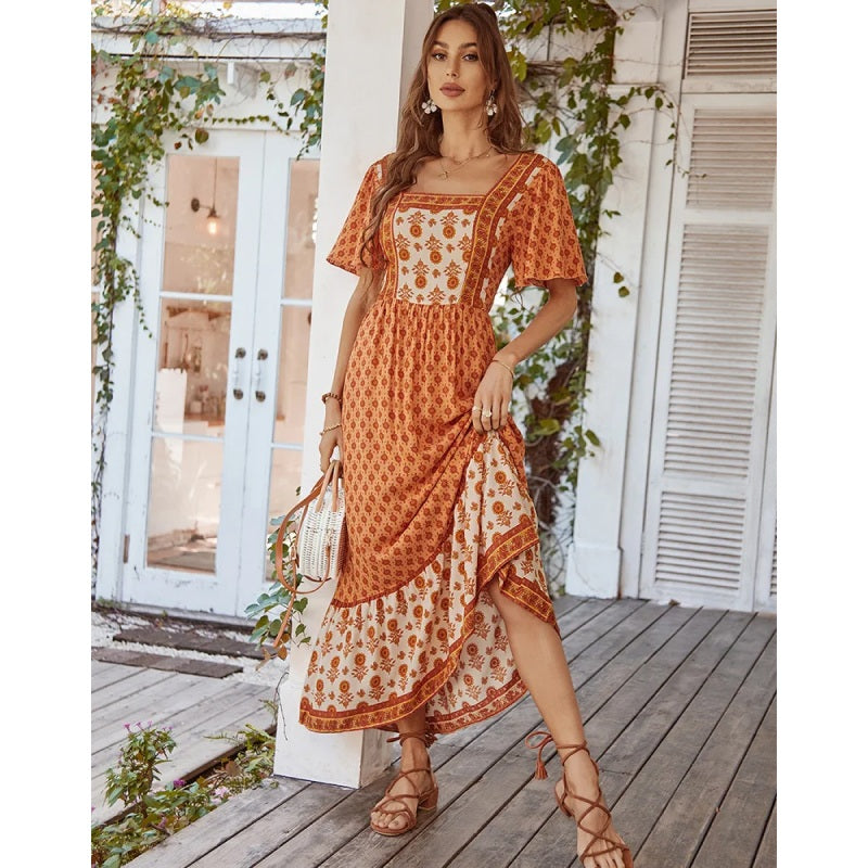 bohemian summer evening dress, view 10 - MRSLM