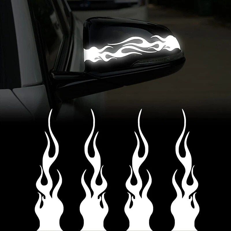 flame design reflective tape for cars and motorcycles, view 7 - MRSLM