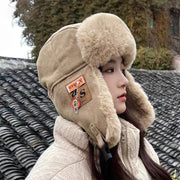 winter thickened earflap hat, view 6 - MRSLM