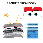 aluminum foil car sunshade, view 9 - MRSLM