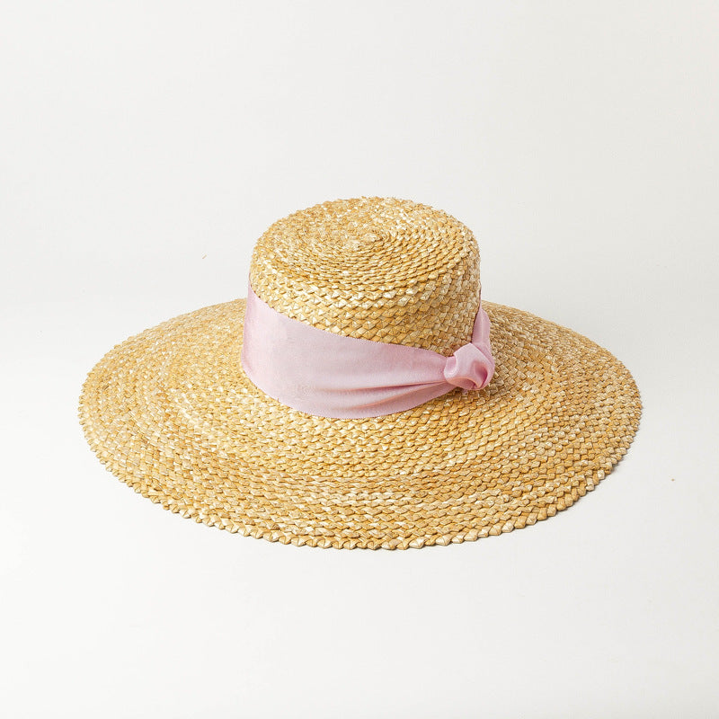 braided straw hat, view 6 - MRSLM