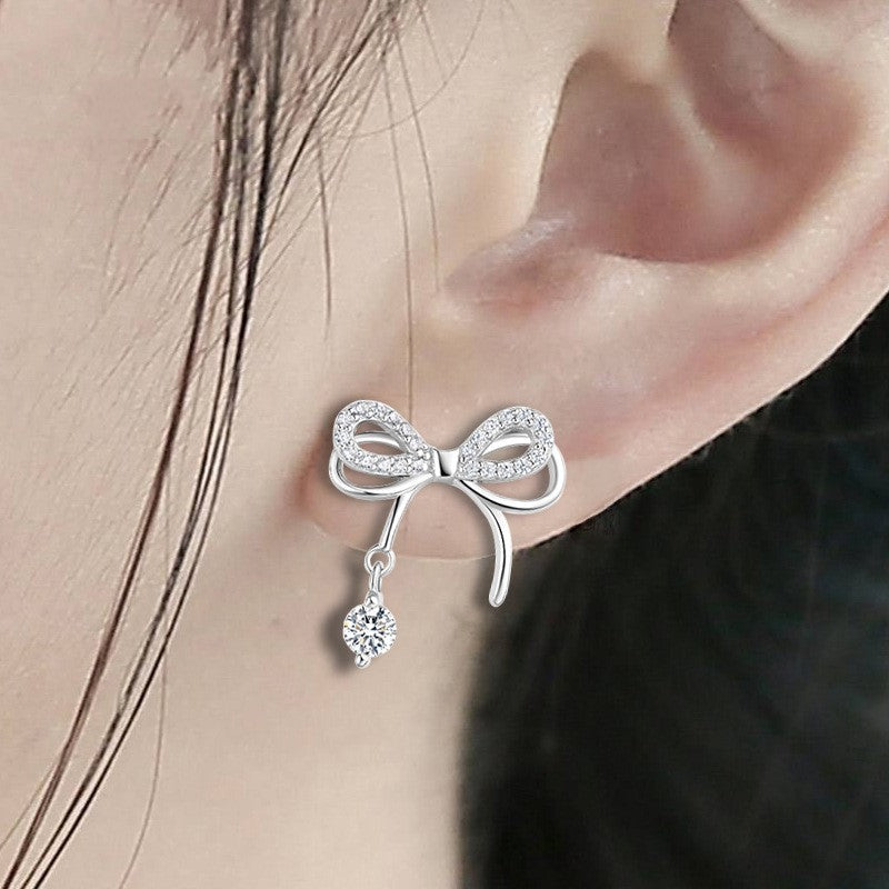 925 Silver Butterfly Stud Earrings