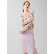 geometric short cardigan, view 9 - MRSLM