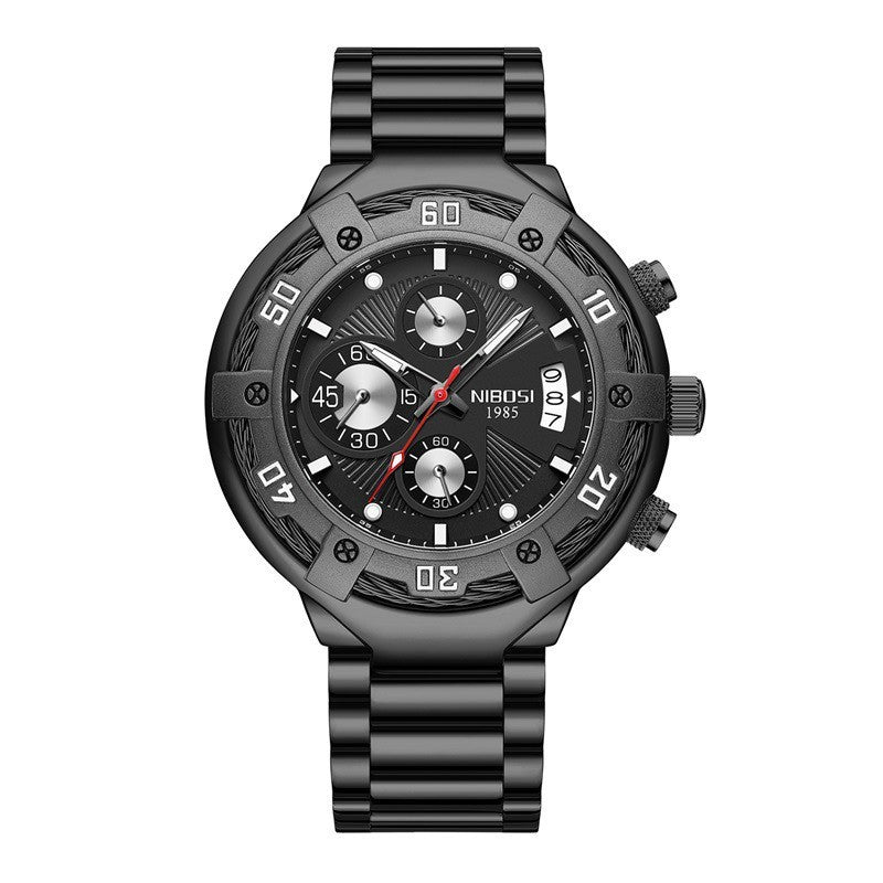 men's multi-function quartz watch, view 8 - MRSLM