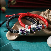 color-changing pixiu silver bracelet, view 2 - MRSLM