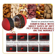 dog treat dispenser ball toy, view 7 - MRSLM