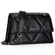 diamond pattern shoulder bag, view 5 - MRSLM