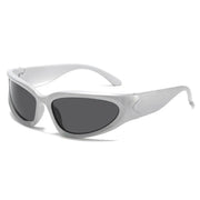 y2k futuristic cycling sunglasses, view 2 - MRSLM