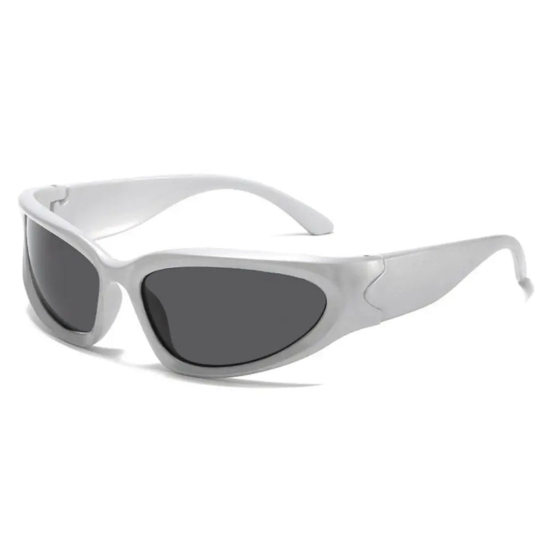 y2k futuristic cycling sunglasses, view 2 - MRSLM