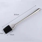 stainless steel silicone oil brush, view 3 - MRSLM