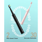 sonic electric toothbrush with 8 heads, view 7 - MRSLM