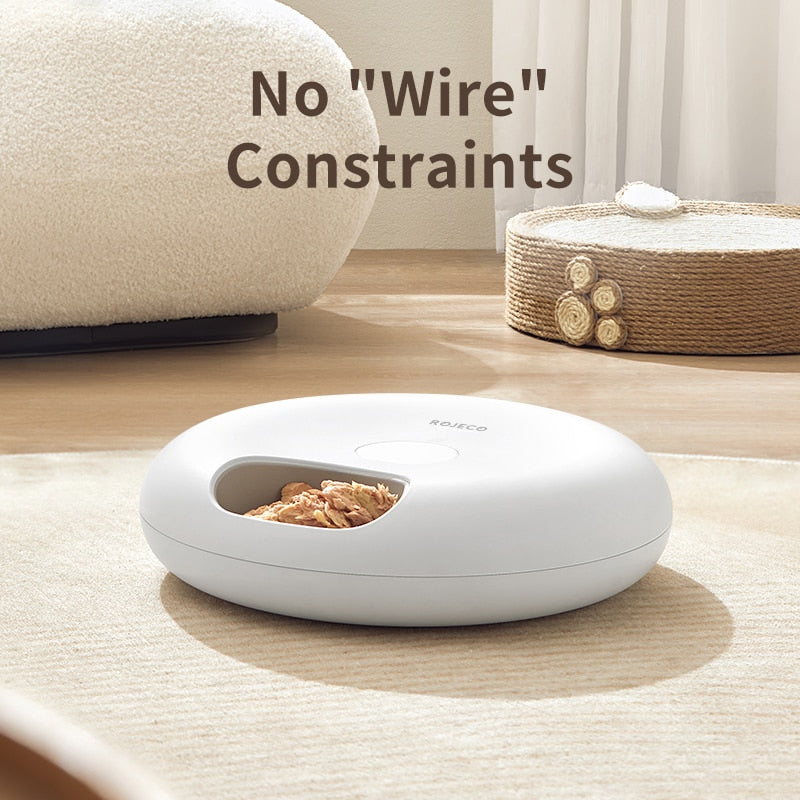 6-meal automatic pet feeder, view 3 - MRSLM