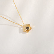 photo projector couple pet necklace, view 6 - MRSLM