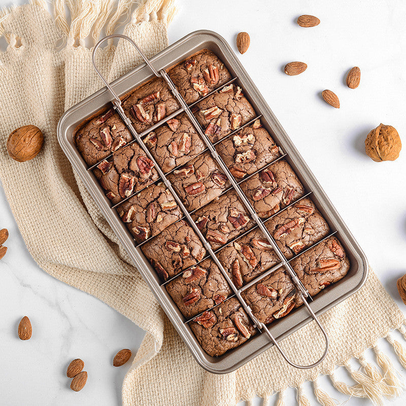 Square stainless steel brownie pan - MRSLM
